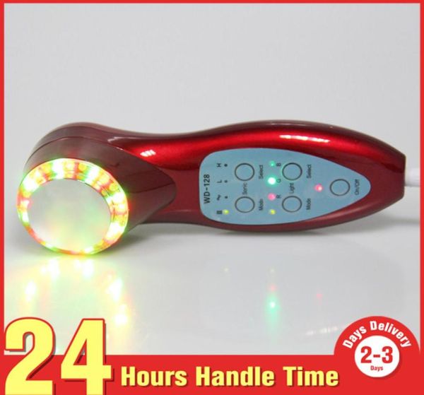 anti aging pore deep cleaning handy led pon 3mhz ultrasound anti aging beauty salonl beauty device1860935