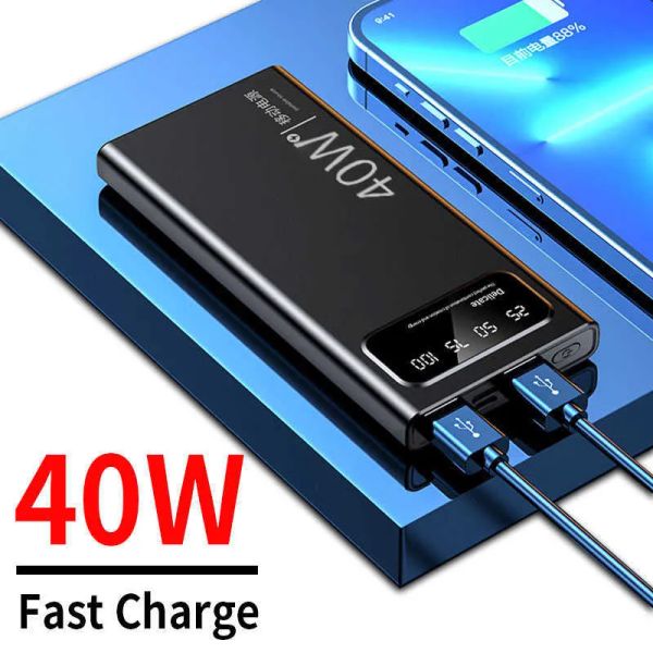 cell phone power banks 40w fast charge power bank 20000mah portable charger 2usb outupt digital display external battery for iphone huawei j
cell phone power banks 40w fast charge power bank 20000mah portable charger 2usb outupt digital display external battery for iphone huawei j