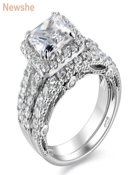 she 2 pcs wedding ring set classic jewelry 28 ct princess cut aaaaa cz 925 sterling silver engagement rings for women jr4887 22025523319, Slivery;golden
she 2 pcs wedding ring set classic jewelry 28 ct princess cut aaaaa cz 925 sterling silver engagement rings for women jr4887 22025523319, Slivery;golden