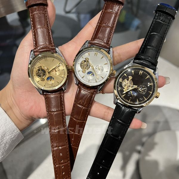 designer watch fully automatic mechanical watch mens watches watches flywheel cowhide strap multifunctional watch man elite business brand w, Slivery;brown
designer watch fully automatic mechanical watch mens watches watches flywheel cowhide strap multifunctional watch man elite business brand w, Slivery;brown