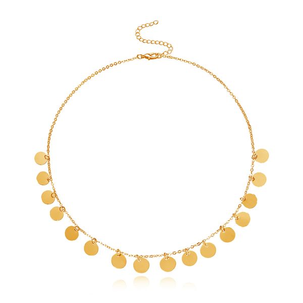 designer necklaces jewlery circular sequins pendant collarbone chain necklace fashion simple creative ladies alloy necklace valentine's, Silver
designer necklaces jewlery circular sequins pendant collarbone chain necklace fashion simple creative ladies alloy necklace valentine's, Silver