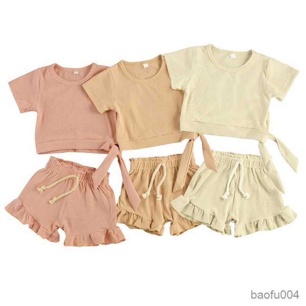 clothing sets 0-3y summer toddler kids baby girls clothing casual children knitted short sleeve t-shirtsandruffles shorts sport suits outfit, White
clothing sets 0-3y summer toddler kids baby girls clothing casual children knitted short sleeve t-shirtsandruffles shorts sport suits outfit, White
