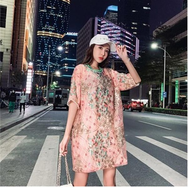 dresses dalmazzo hip hop students print sequins loose long t shirt dress new summer fashion women stage event streetwear mini dresses, Black;gray
dresses dalmazzo hip hop students print sequins loose long t shirt dress new summer fashion women stage event streetwear mini dresses, Black;gray