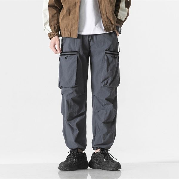 men's pants deeptown classic loose cargo men gray casual straight trousers male jogging hip hop streetwear korean style fashion spring, Black
men's pants deeptown classic loose cargo men gray casual straight trousers male jogging hip hop streetwear korean style fashion spring, Black