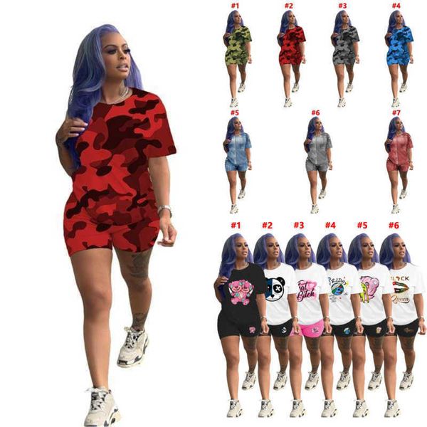 recommend womens designer tracksuit sports two piece set 2023 summer fashion casual camo pattern printed short sleeve shorts suit, Gray
recommend womens designer tracksuit sports two piece set 2023 summer fashion casual camo pattern printed short sleeve shorts suit, Gray