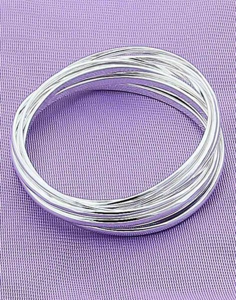 fashion vintage 925 jewelry multi layer silver bangles bracelet srebrna bransoletka pulsera de plata8122357, Black
fashion vintage 925 jewelry multi layer silver bangles bracelet srebrna bransoletka pulsera de plata8122357, Black