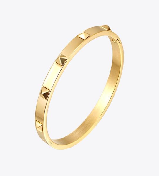 bangle enfashion pyramid spikes bracelet manchette gold color stainless steel bracelet for women cuff bracelets bangles pulseiras 2479253, Black
bangle enfashion pyramid spikes bracelet manchette gold color stainless steel bracelet for women cuff bracelets bangles pulseiras 2479253, Black