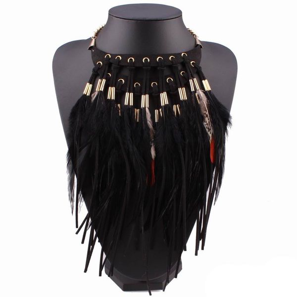 chokers fashionable design autumn chunky statement necklace chain pendant choker feather necklace for women christmas gifts 230518, Golden;silver
chokers fashionable design autumn chunky statement necklace chain pendant choker feather necklace for women christmas gifts 230518, Golden;silver