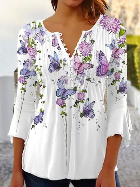 shirts fashion women shirt casual loose longsleeved shirt women elegant printed temperament women, White
shirts fashion women shirt casual loose longsleeved shirt women elegant printed temperament women, White