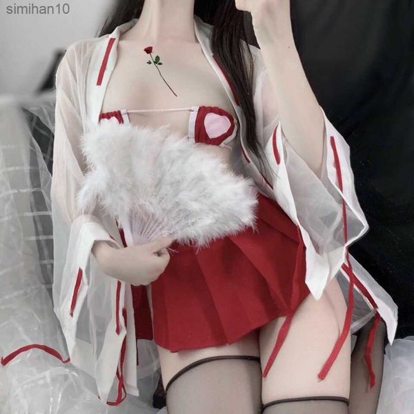 set passion suit women lingerie set kimono witch uniform costumes cute cos suit for girls japanese anime cosplay exotic apparel l230518, Red;black
set passion suit women lingerie set kimono witch uniform costumes cute cos suit for girls japanese anime cosplay exotic apparel l230518, Red;black
