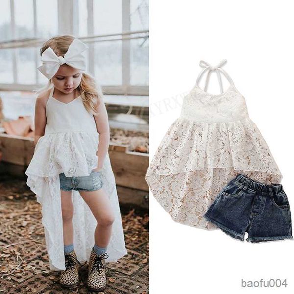 clothing sets 1-6y toddler girl clothes set kids baby infant clothing girls lace sleeveless dress denim shorts summer outfit set r230518, White
clothing sets 1-6y toddler girl clothes set kids baby infant clothing girls lace sleeveless dress denim shorts summer outfit set r230518, White