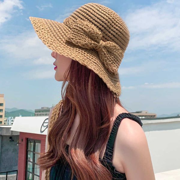 wide brim hats wide-brimmed hat beach hat panama women's straw hat uv protection foldable sun protection hat holiday outdoor sport hat, Blue;gray
wide brim hats wide-brimmed hat beach hat panama women's straw hat uv protection foldable sun protection hat holiday outdoor sport hat, Blue;gray