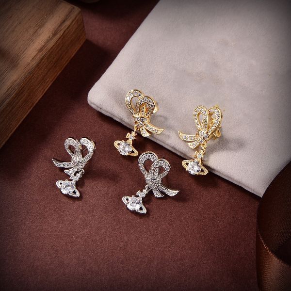 designer stud earrings vivian luxury women fashion high-quality jewelry gold earing pearl earring cjeweler westwood woman 89, Golden;silver
designer stud earrings vivian luxury women fashion high-quality jewelry gold earing pearl earring cjeweler westwood woman 89, Golden;silver