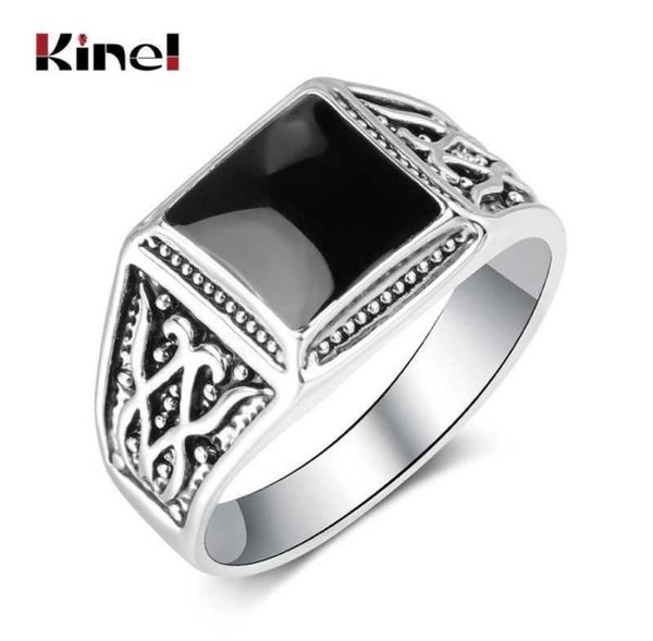 kinel luxury punk rock black enamel men ring tibetan silver engagement rings for men vintage wedding jewelry q07088718489
kinel luxury punk rock black enamel men ring tibetan silver engagement rings for men vintage wedding jewelry q07088718489