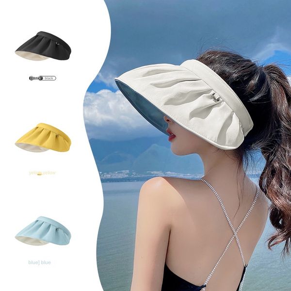 jiaoxia's same shell sun protection hat for women's uv protection summer mask beach sun protection hat riding empty sun hat, Blue;gray
jiaoxia's same shell sun protection hat for women's uv protection summer mask beach sun protection hat riding empty sun hat, Blue;gray