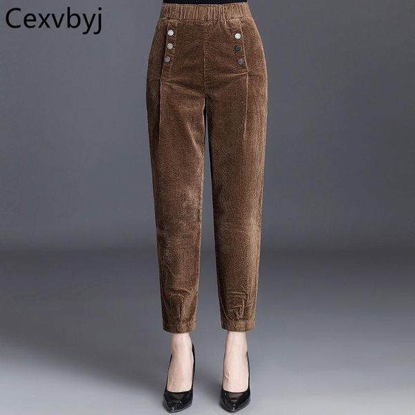 capris women's corduroy harem pants elastic high waist casual anklelength trousers autumn korean oversized 4xl baggy pantalones, Black;white
capris women's corduroy harem pants elastic high waist casual anklelength trousers autumn korean oversized 4xl baggy pantalones, Black;white