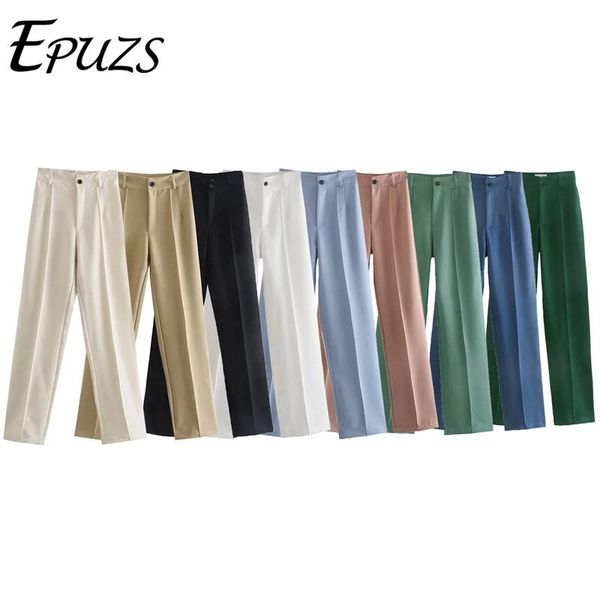 capris 2022 women pants elegant office white pants vintage joggers women high waist pants korean women trousers, Black;white
capris 2022 women pants elegant office white pants vintage joggers women high waist pants korean women trousers, Black;white