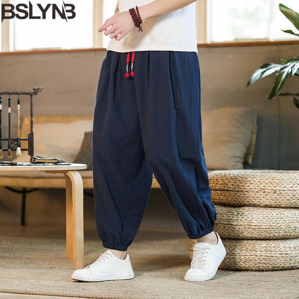pants summer japanese style men's cotton and linen loose pants solid color casual pants anklelength streetwear joggers trousers, Black
pants summer japanese style men's cotton and linen loose pants solid color casual pants anklelength streetwear joggers trousers, Black