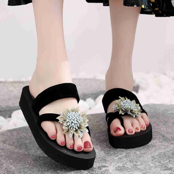 slippers summer slippers for ladies bow flowers decoration sandals women open toe beach slippers women's shoes, Black
slippers summer slippers for ladies bow flowers decoration sandals women open toe beach slippers women's shoes, Black