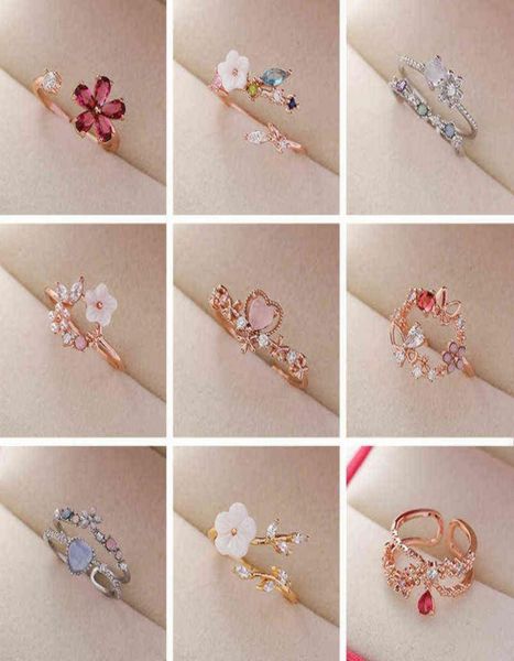 korea039s new exquisite crystal flower ring fashion temperament sweet versatile love opening female jewelry1665962, Silver
korea039s new exquisite crystal flower ring fashion temperament sweet versatile love opening female jewelry1665962, Silver