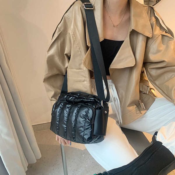 luxury space cotton shoulder bags for women 2021 winter crossbody down bag designer handbag wide shoulder strap messenger pack, Black
luxury space cotton shoulder bags for women 2021 winter crossbody down bag designer handbag wide shoulder strap messenger pack, Black