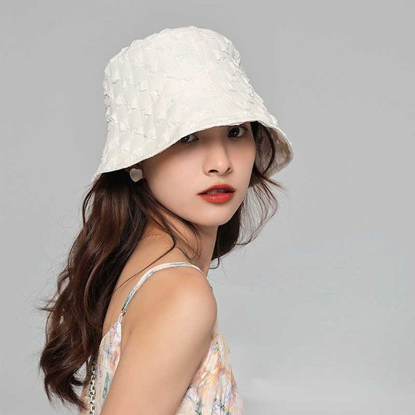 wide brim hats fashion 2023 new women's sun hat pleated bubble plaid ladies fisherman hats breathable all-match show face small bucket, Blue;gray
wide brim hats fashion 2023 new women's sun hat pleated bubble plaid ladies fisherman hats breathable all-match show face small bucket, Blue;gray