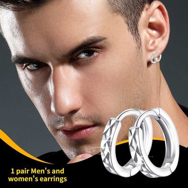 stud korean fashion love ear buckle silver plated metal faceted hoop earrings for women men birthday party jewelry gift pendientes z0517, Golden;silver
stud korean fashion love ear buckle silver plated metal faceted hoop earrings for women men birthday party jewelry gift pendientes z0517, Golden;silver
