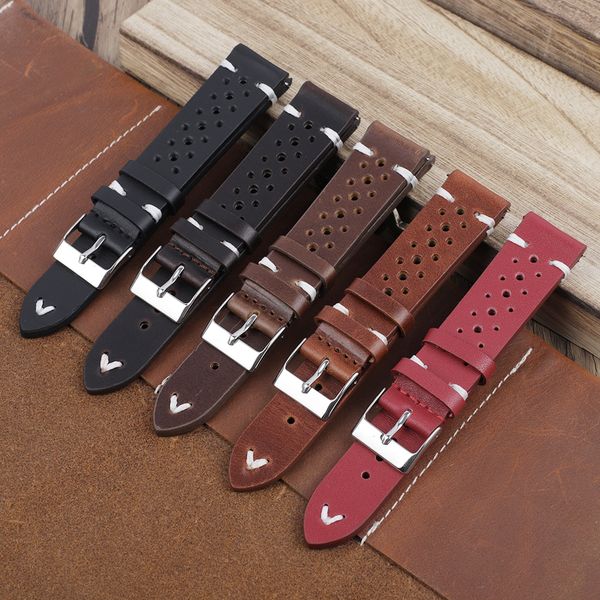 watch bands retro genuine leather watchband 18mm 20mm 22mm 24mm calfskin watch straps porous breathable handmade stitching for men 230518, Black;brown
watch bands retro genuine leather watchband 18mm 20mm 22mm 24mm calfskin watch straps porous breathable handmade stitching for men 230518, Black;brown