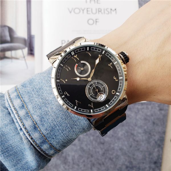 2023 mens automatic mechanical watch strap blue sapphire wristwatches super montre de luxe watches un4, Black;brown
2023 mens automatic mechanical watch strap blue sapphire wristwatches super montre de luxe watches un4, Black;brown