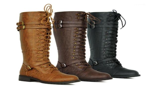 boots 2021 knee high women autumn winter lace up vintage flat shoes steampunk leather retro buckle ladies snow9257200, Black
boots 2021 knee high women autumn winter lace up vintage flat shoes steampunk leather retro buckle ladies snow9257200, Black