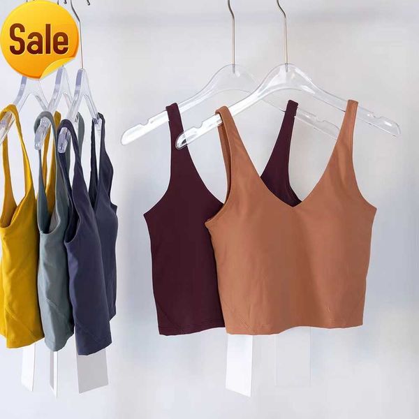 2023 classic popular fitness bra butter soft women sport tank gym crop lulus yoga vest beauty back shockproof with removable align tank ches, Gray
2023 classic popular fitness bra butter soft women sport tank gym crop lulus yoga vest beauty back shockproof with removable align tank ches, Gray