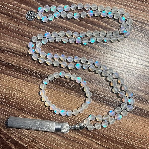 chokers 8mm austrian crystal beaded knotted 108 mala set meditation yoga prayer necklace jewelry for women charm rosary 230518, Golden;silver
chokers 8mm austrian crystal beaded knotted 108 mala set meditation yoga prayer necklace jewelry for women charm rosary 230518, Golden;silver