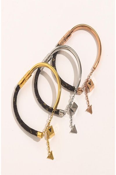 bracelets bangle leather bracelets adjustable women letter plated wristband cuff stainless steel lovers gift wedding jewelry chain1247329, Black
bracelets bangle leather bracelets adjustable women letter plated wristband cuff stainless steel lovers gift wedding jewelry chain1247329, Black