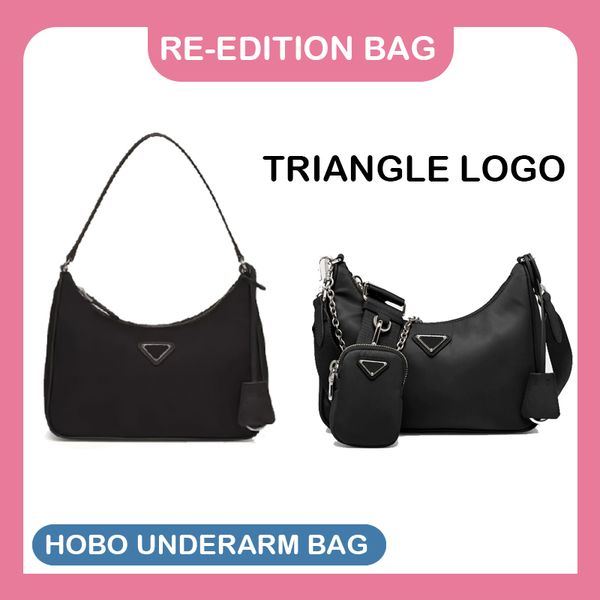 bags re-edition designer high underarm clutch bag 3 piece set purse nylon chain baguette black hobo totes triangle crossbody bags
bags re-edition designer high underarm clutch bag 3 piece set purse nylon chain baguette black hobo totes triangle crossbody bags