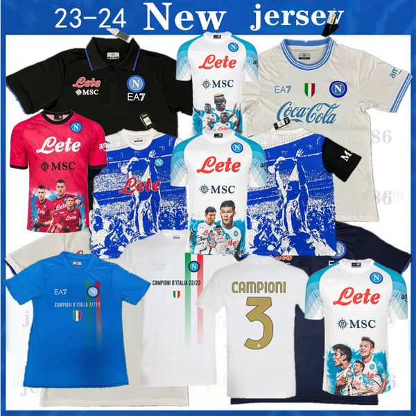 22 23 24 napoli polo shirt soccer jerseys t shirt maglia naples maradona kvaratskhelia football shirt osimhen fabian lozano ssc napoli maill, White;black
22 23 24 napoli polo shirt soccer jerseys t shirt maglia naples maradona kvaratskhelia football shirt osimhen fabian lozano ssc napoli maill, White;black