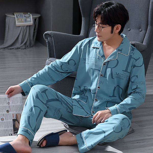 men's sleepwear print pajamas for men 100% cotton pajama sets spring autumn casual man plus size sleepwear pj breathable pijama 230518, Black;brown
men's sleepwear print pajamas for men 100% cotton pajama sets spring autumn casual man plus size sleepwear pj breathable pijama 230518, Black;brown
