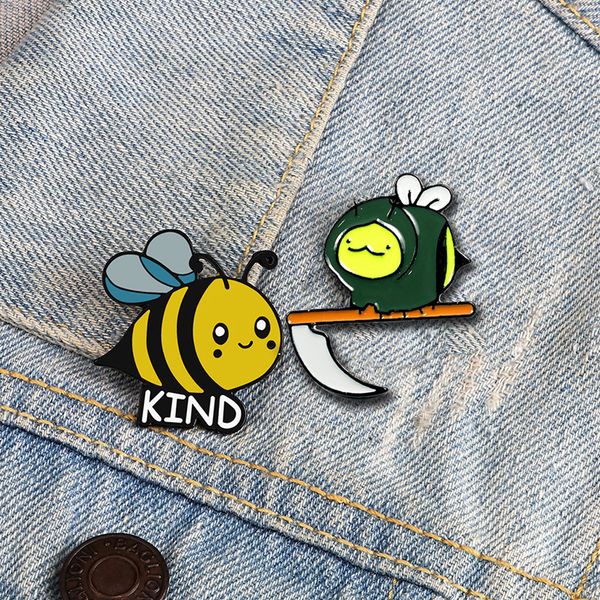 bee knife brooch cute anime movies games hard enamel pins collect metal cartoon brooch backpack hat bag collar lapel badges, Blue
bee knife brooch cute anime movies games hard enamel pins collect metal cartoon brooch backpack hat bag collar lapel badges, Blue