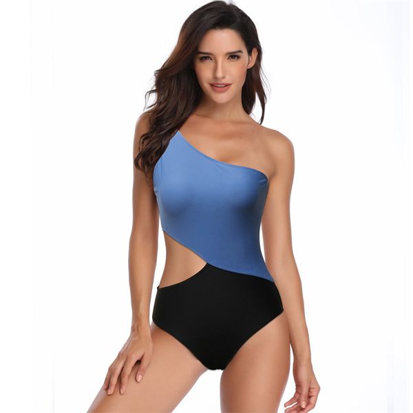 selling european and american new fashion one-piece women's swimwear amazon swimwear color blocking
selling european and american new fashion one-piece women's swimwear amazon swimwear color blocking