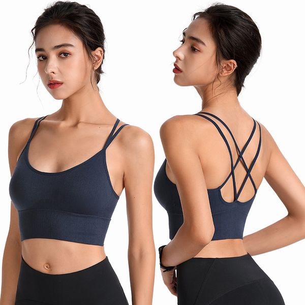 popular yoga sports bra in europe and america large cross back running tank fitness bra for women underwear, Black;white
popular yoga sports bra in europe and america large cross back running tank fitness bra for women underwear, Black;white