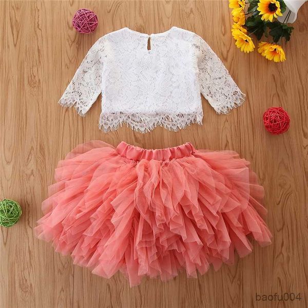 clothing sets 1-6yrs children girls tutu set lace layer skirts 2pcs summer girls clothing outfits r230518, White
clothing sets 1-6yrs children girls tutu set lace layer skirts 2pcs summer girls clothing outfits r230518, White
