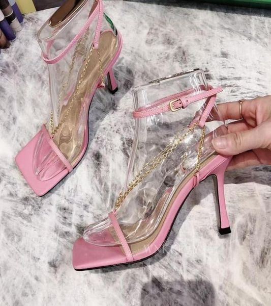 summer thin high heel sandals women square toe narrow band chain decor ankle strap rome sandalias party dress shoes 202113552163, Black
summer thin high heel sandals women square toe narrow band chain decor ankle strap rome sandalias party dress shoes 202113552163, Black