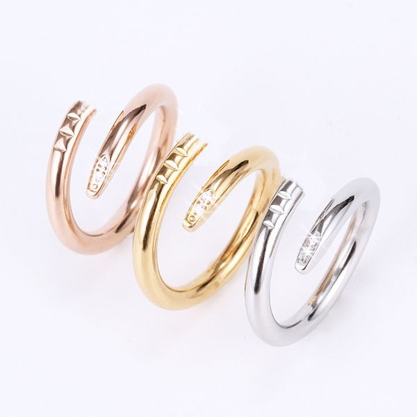 screw nail ring luxury mans designer jewelry star diamond rings for women titanium steel alloy gold silver plated fashion accessories never
screw nail ring luxury mans designer jewelry star diamond rings for women titanium steel alloy gold silver plated fashion accessories never