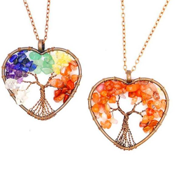jewelry pendant necklace 7 color gravel pendant necklace life tree fortune tree heart-shaped spirit pendulum, Black
jewelry pendant necklace 7 color gravel pendant necklace life tree fortune tree heart-shaped spirit pendulum, Black