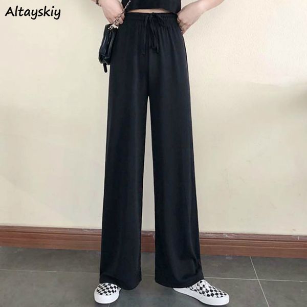 women s pants s celana kaki lebar wanita hitam murni berenda gaya korea longgar santai pinggang tinggi perempuan musim semi panjang harian s, Black;white
women s pants s celana kaki lebar wanita hitam murni berenda gaya korea longgar santai pinggang tinggi perempuan musim semi panjang harian s, Black;white