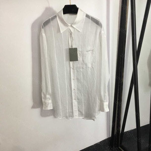 23ss women shirt womens designer clothing high neck blouse lapel tencel fabric solid color everything temperament lapel long-sleeved shirt w, White
23ss women shirt womens designer clothing high neck blouse lapel tencel fabric solid color everything temperament lapel long-sleeved shirt w, White
