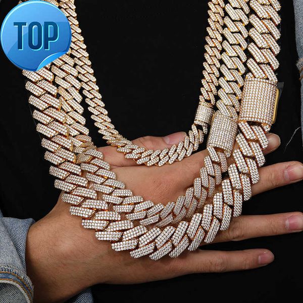 hip hop jewelry fashion 18k gold plated brass cz zircon diamond luxury iced out miami cuban link chain necklace for men women, Silver
hip hop jewelry fashion 18k gold plated brass cz zircon diamond luxury iced out miami cuban link chain necklace for men women, Silver