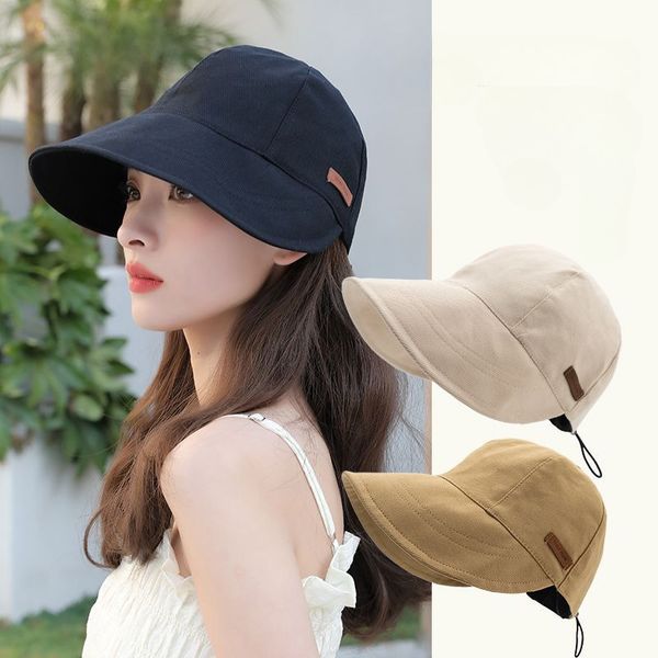 wide brim hats bucket uv protection without makeup ufp 50 fisherman cap sun portable foldable summer adjustable 230517, Blue;gray
wide brim hats bucket uv protection without makeup ufp 50 fisherman cap sun portable foldable summer adjustable 230517, Blue;gray