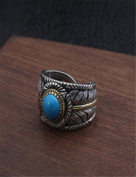 925 sterling silver adjustable band ring feather with turquoise stones simple antique vintage handmade designer luxury jewelry acc7678142
925 sterling silver adjustable band ring feather with turquoise stones simple antique vintage handmade designer luxury jewelry acc7678142