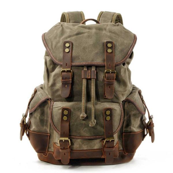 backpack bag vintage canvas backpacks for men lapdaypacks waterproof rucksacks large waxed mountaineering travel pack vintage 0508
backpack bag vintage canvas backpacks for men lapdaypacks waterproof rucksacks large waxed mountaineering travel pack vintage 0508