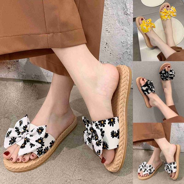 slippers new in ladies shoes flat bow daisy print casual sandals vacation close toe sandals for women formal sandals for women evening, Black
slippers new in ladies shoes flat bow daisy print casual sandals vacation close toe sandals for women formal sandals for women evening, Black